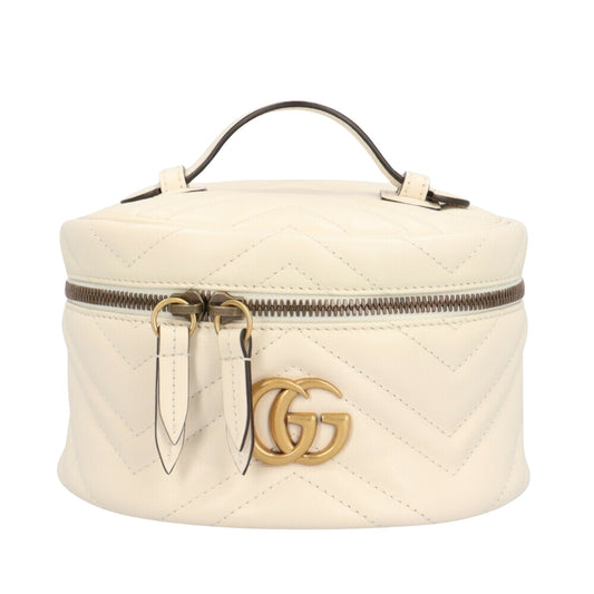 Gucci White Leather Vanity