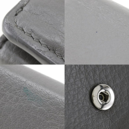 Balenciaga Gray Leather Papier