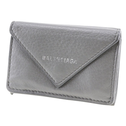 Balenciaga Gray Leather Papier