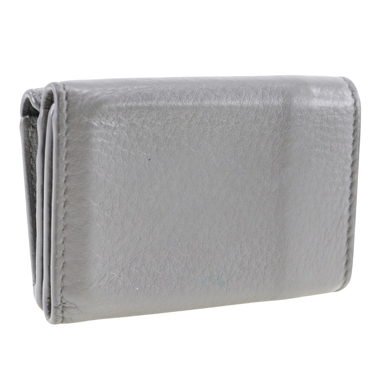 Balenciaga Gray Leather Papier