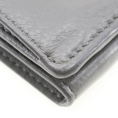 Balenciaga Gray Leather Papier