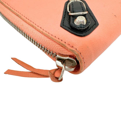 Balenciaga Orange Leather Cagole