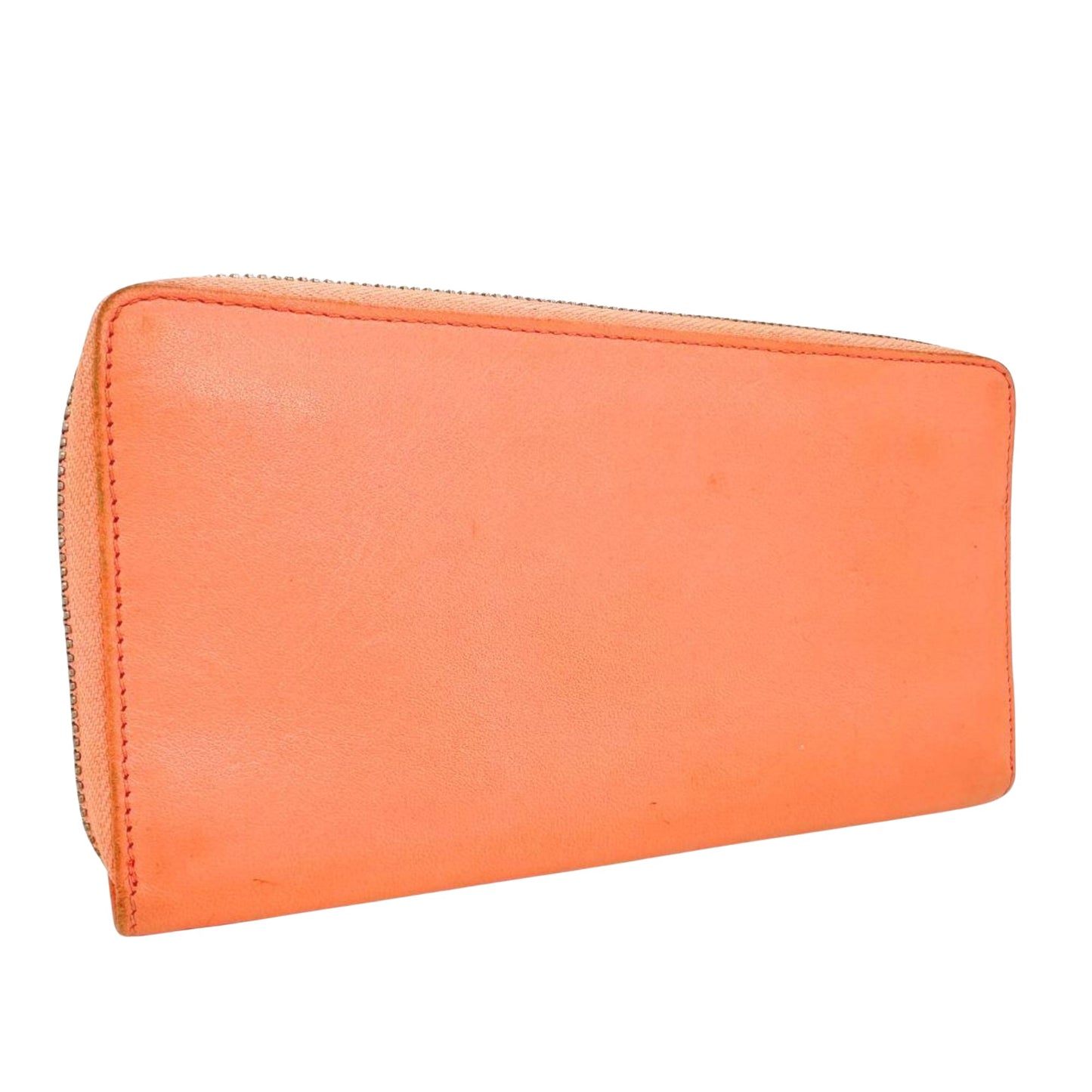 Balenciaga Orange Leather Cagole
