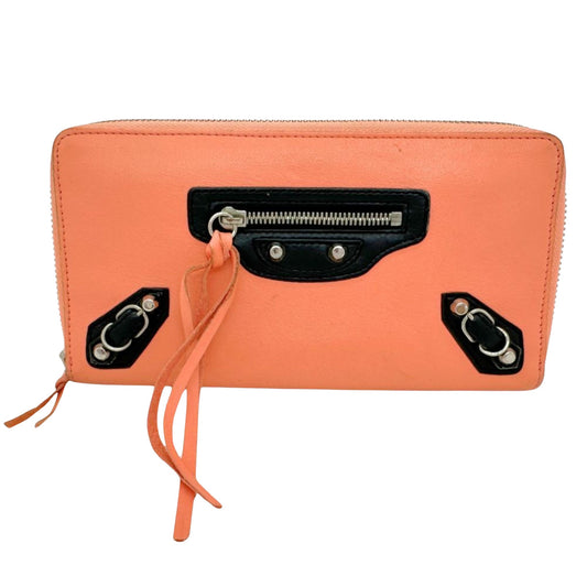 Balenciaga Orange Leather Cagole