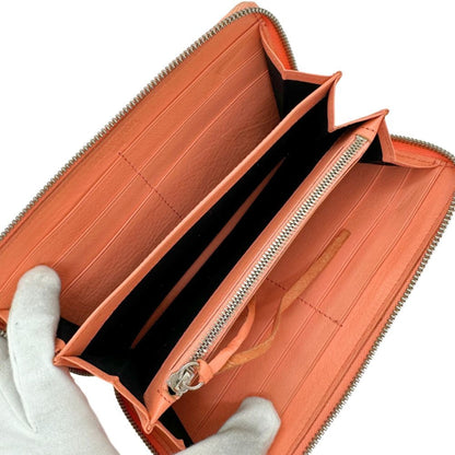 Balenciaga Orange Leather Cagole