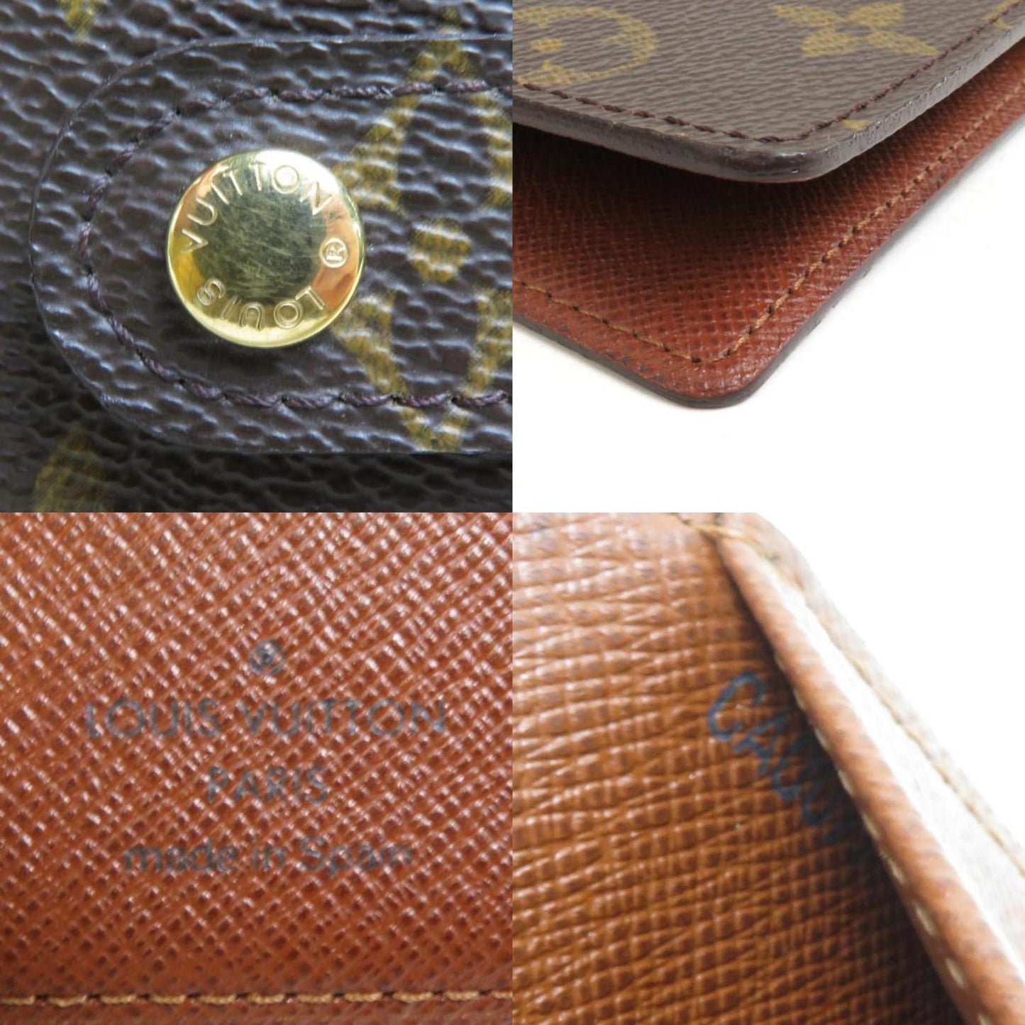 Louis Vuitton Brown Canvas Agenda Pm