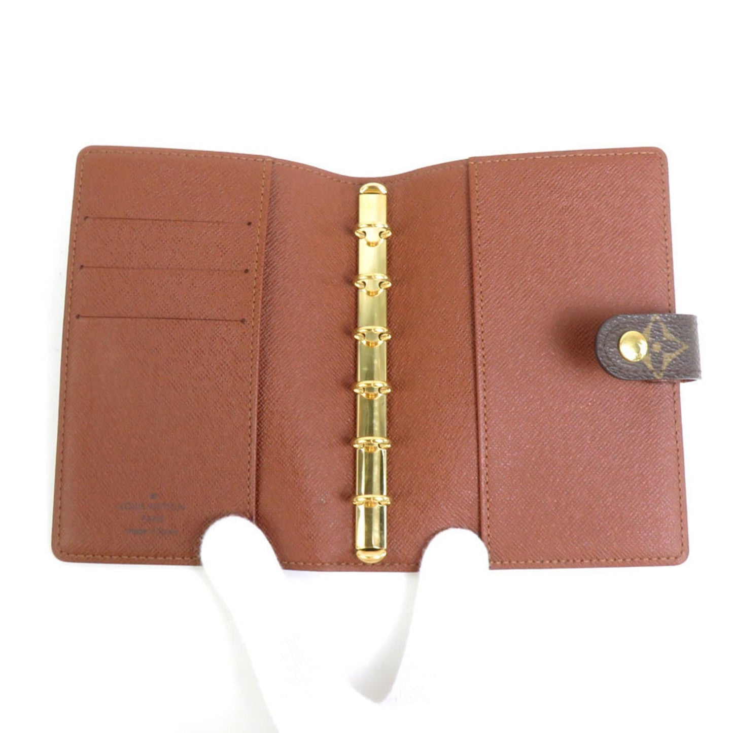 Louis Vuitton Brown Canvas Agenda Pm
