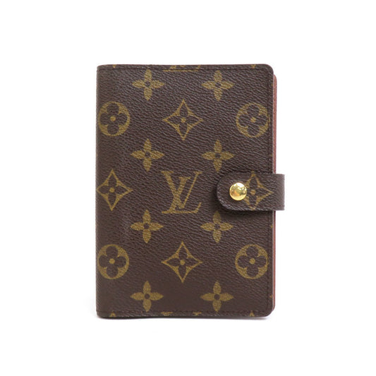 Louis Vuitton Brown Canvas Agenda Pm