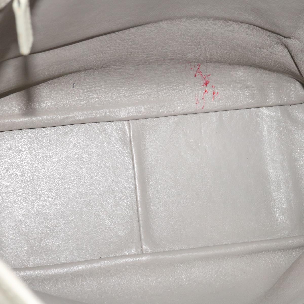 Dior White Leather Tote
