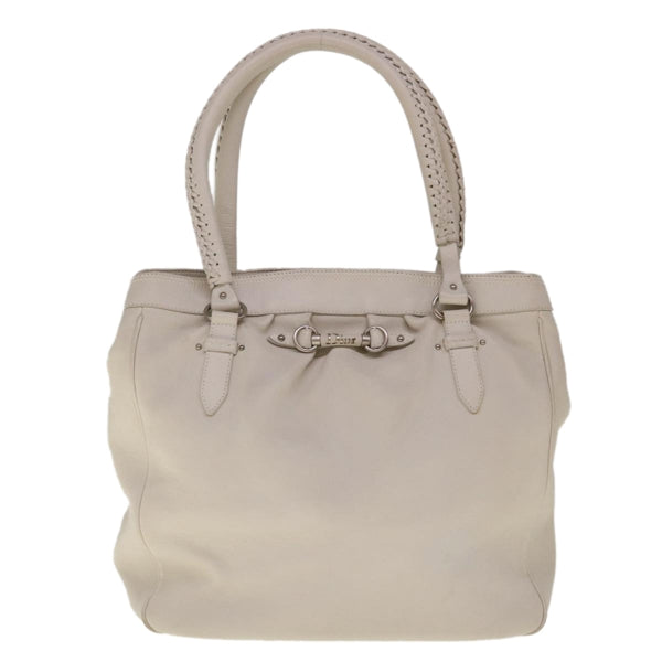 Dior Blue Leather Tote
