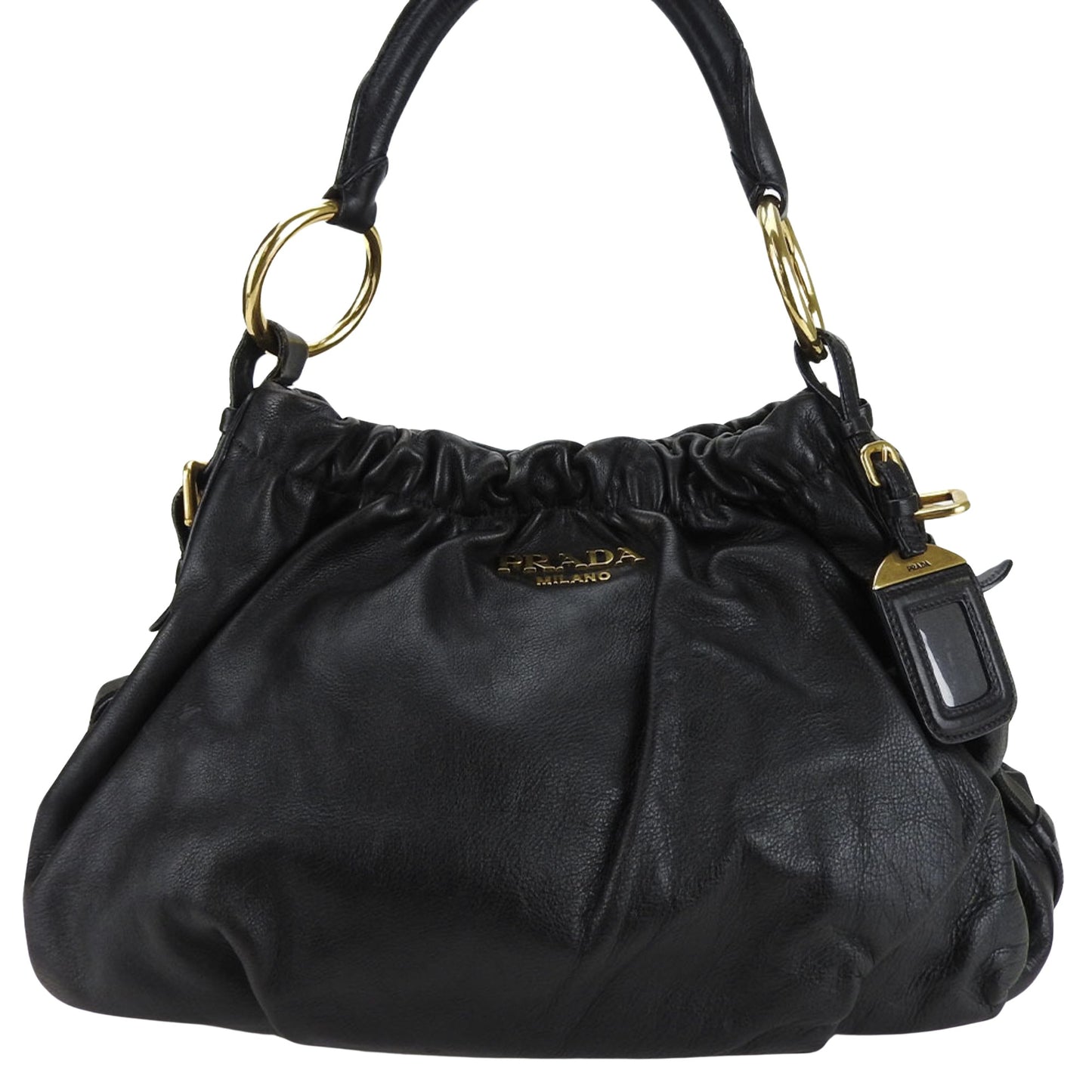 Prada Black Leather Saffiano