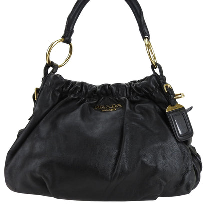 Prada Black Leather Saffiano