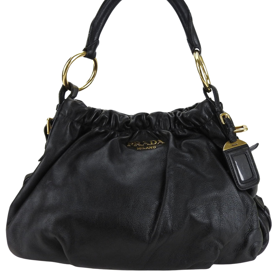 Prada Black Leather Saffiano