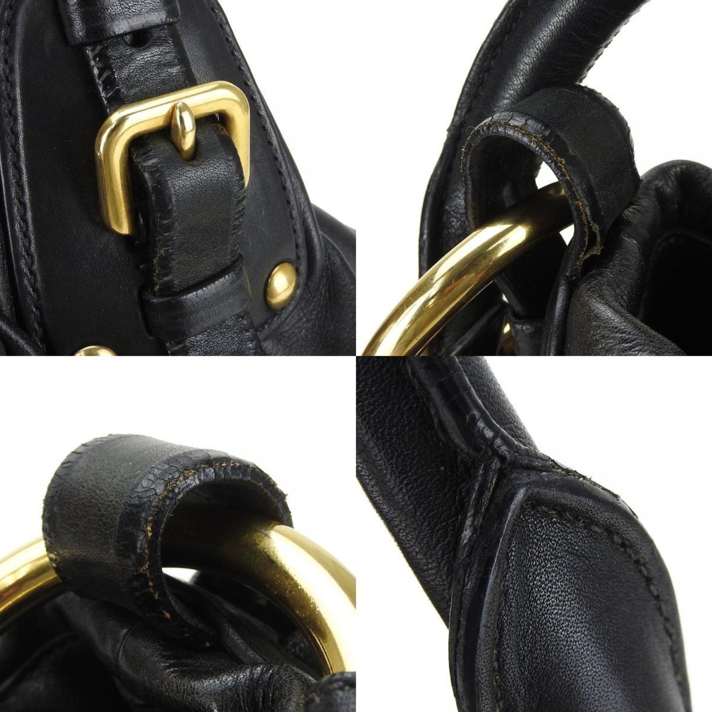 Prada Black Leather Saffiano