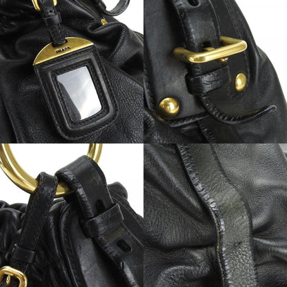 Prada Black Leather Saffiano