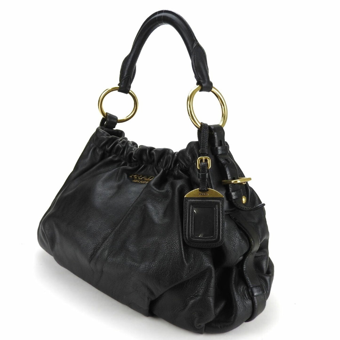 Prada Black Leather Saffiano