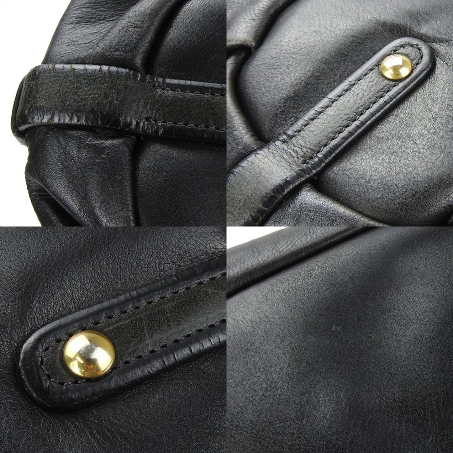 Prada Black Leather Saffiano