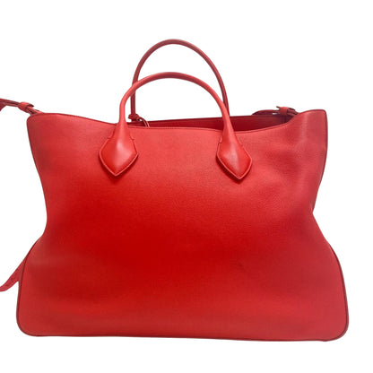 Salvatore Ferragamo Red Leather Handbag
