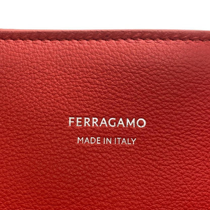 Salvatore Ferragamo Red Leather Handbag