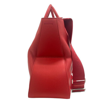 Salvatore Ferragamo Red Leather Handbag
