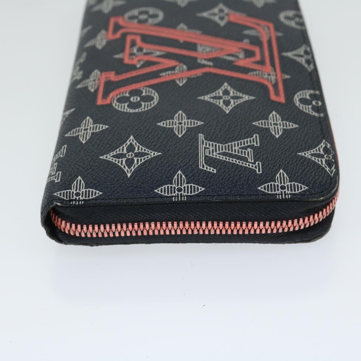 Louis Vuitton Black Canvas Zippy Organizer