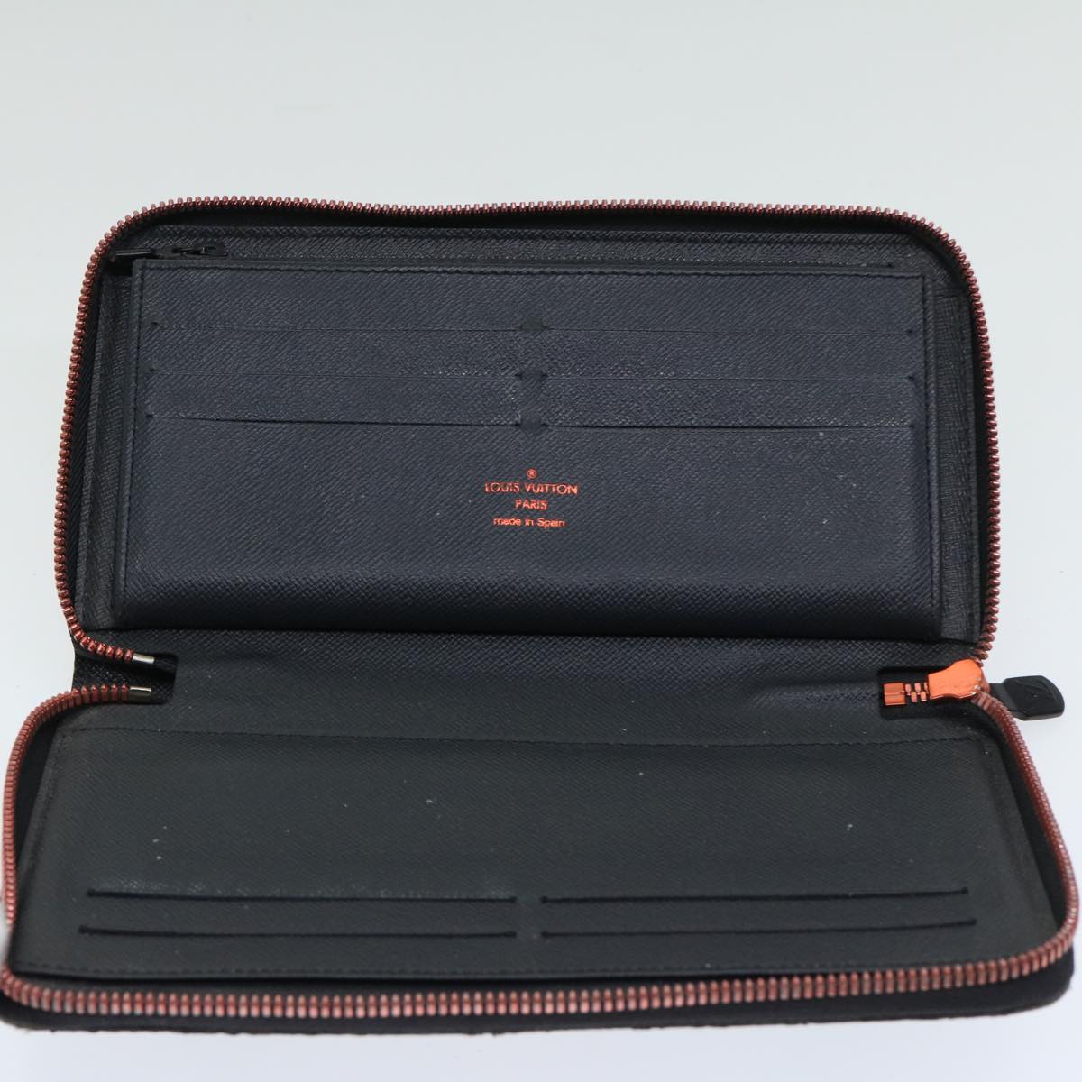 Louis Vuitton Black Canvas Zippy Organizer