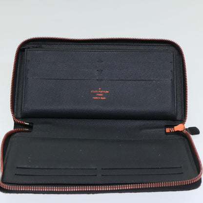 Louis Vuitton Black Canvas Zippy Organizer