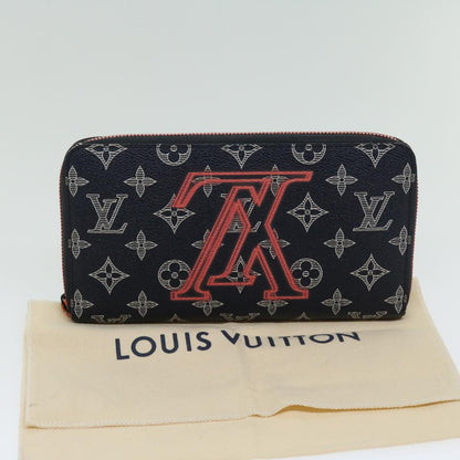 Louis Vuitton Black Canvas Zippy Organizer