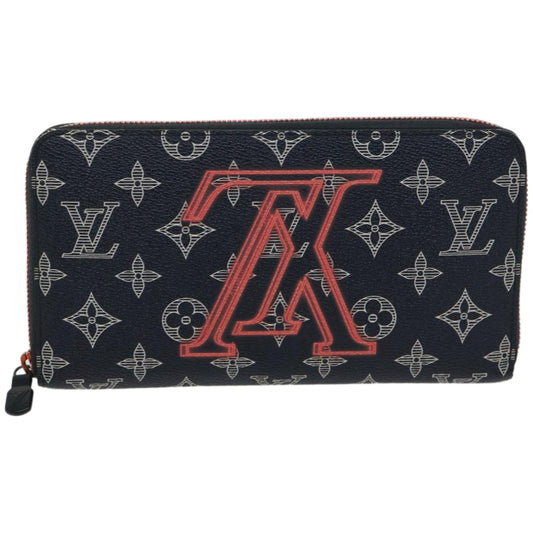 Louis Vuitton Black Canvas Zippy Organizer