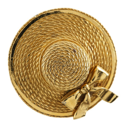 Chanel Gold Metal Brooch