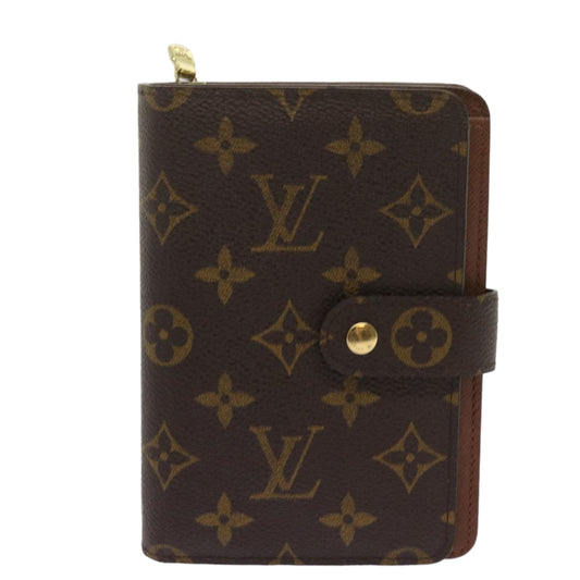 Louis Vuitton Brown Canvas Porte Papier Zip