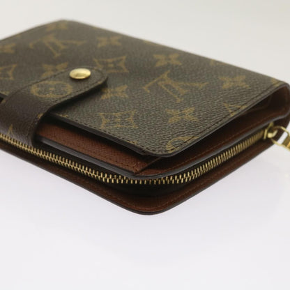 Louis Vuitton Brown Canvas Porte Papier Zip