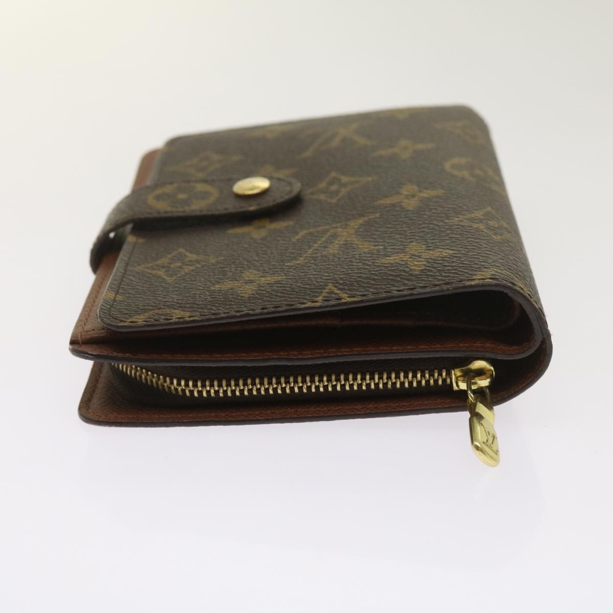 Louis Vuitton Brown Canvas Porte Papier Zip