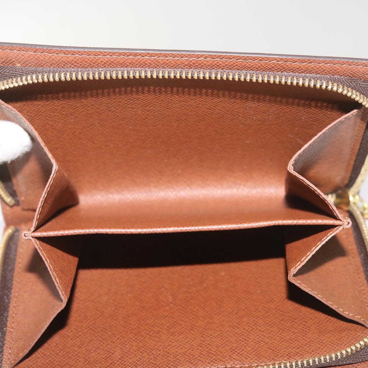 Louis Vuitton Brown Canvas Porte Papier Zip