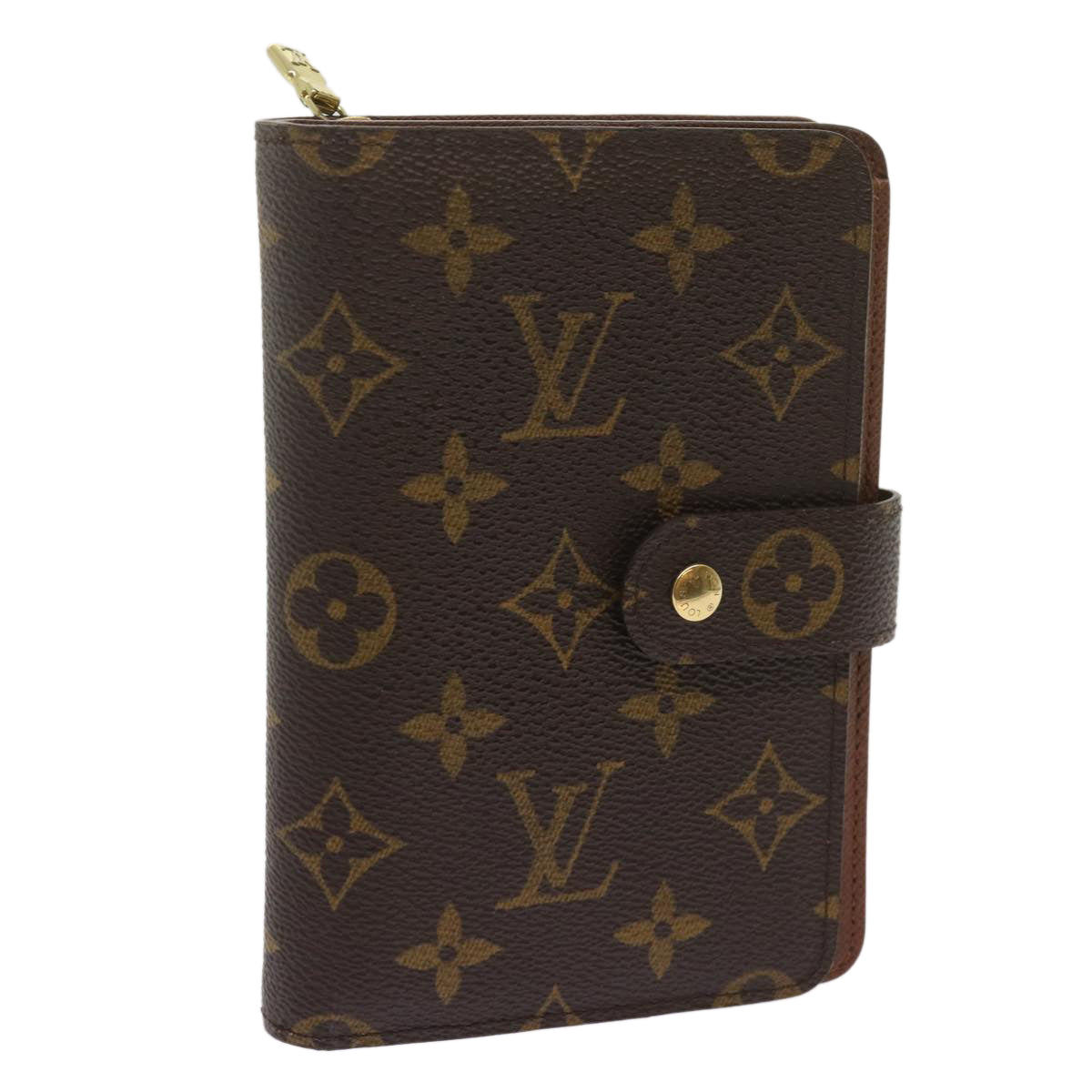 Louis Vuitton Brown Canvas Porte Papier Zip