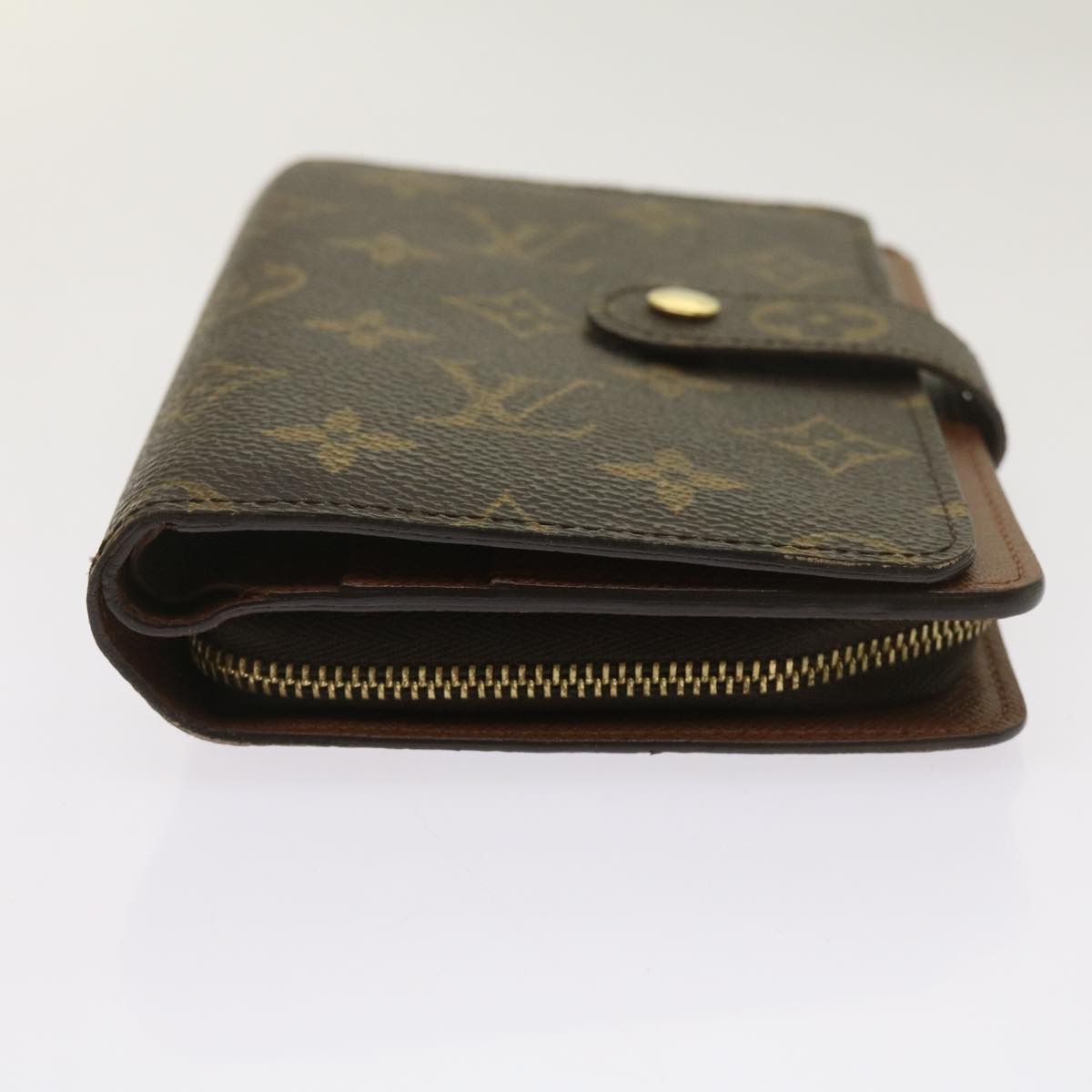 Louis Vuitton Brown Canvas Porte Papier Zip