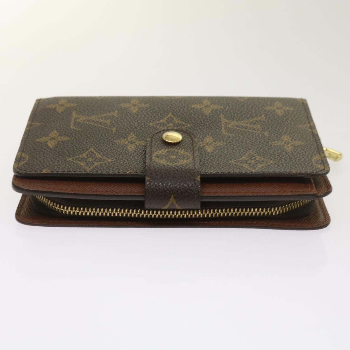 Louis Vuitton Brown Canvas Porte Papier Zip