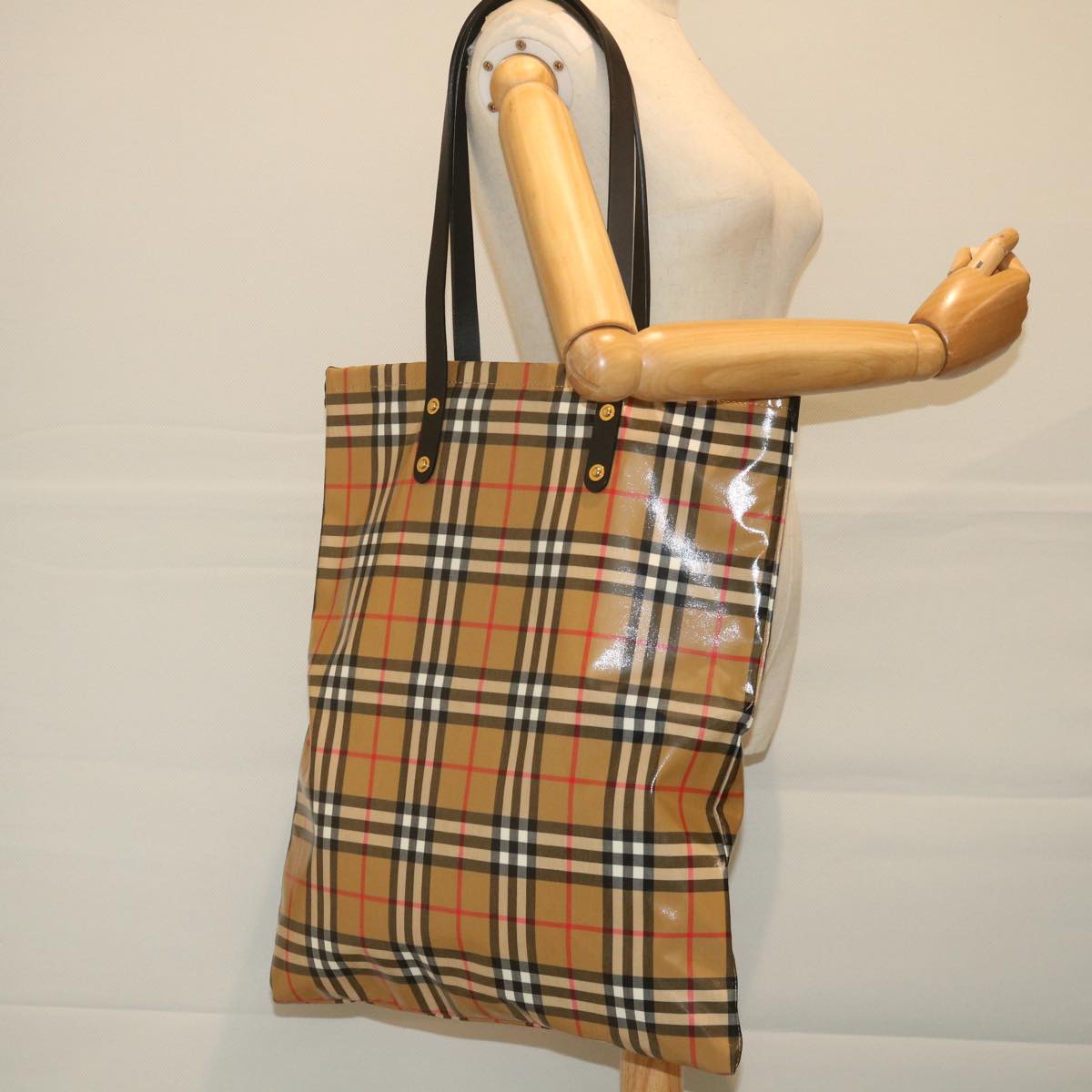 Burberry Brown Canvas Tote