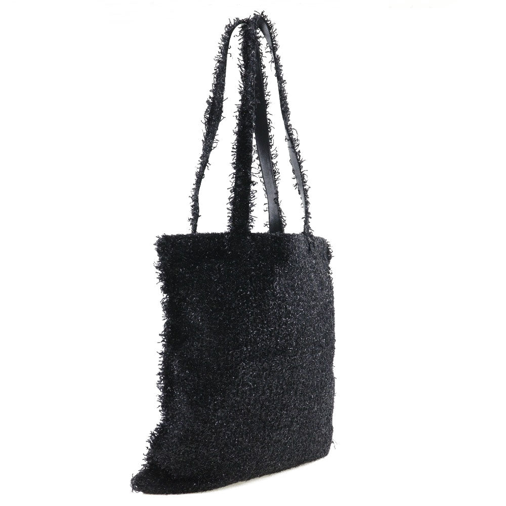 Chanel Black Tweed Coco Mark