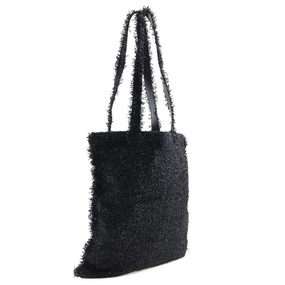 Chanel Black Tweed Coco Mark