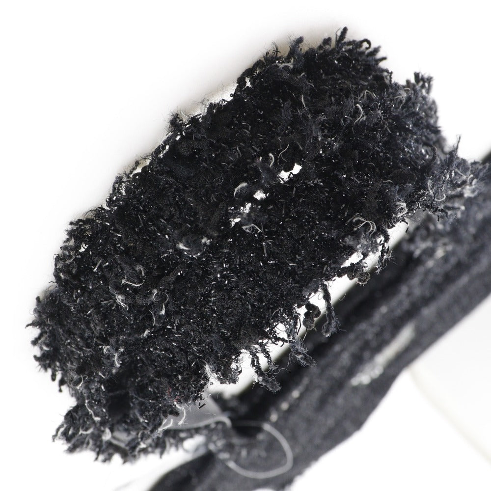 Chanel Black Tweed Coco Mark