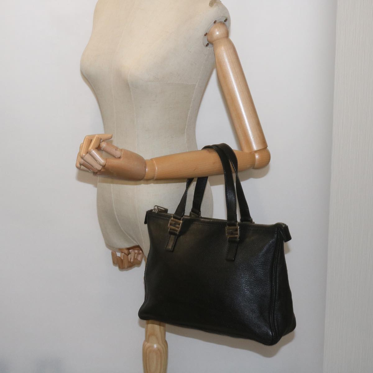 Fendi Black Leather --