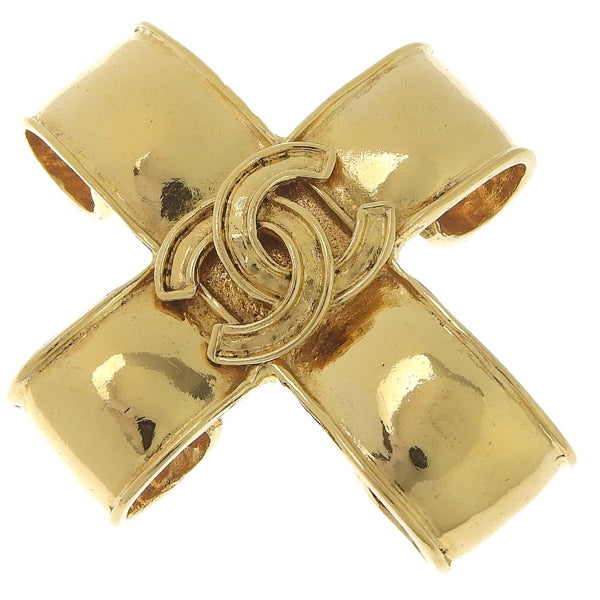 Chanel Gold Metal Cc