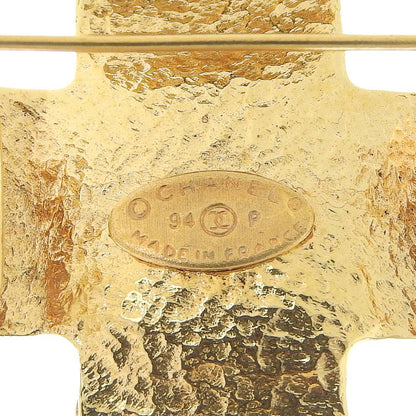 Chanel Gold Gold Plated Broche