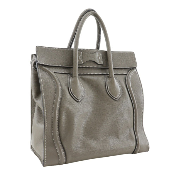 Salvatore Ferragamo Black Leather Iconic Top Handle