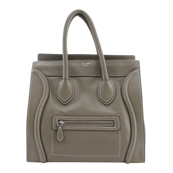 Salvatore Ferragamo Black Leather Iconic Top Handle