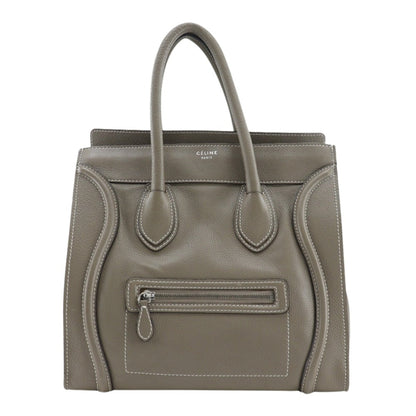 Salvatore Ferragamo Black Leather Iconic Top Handle