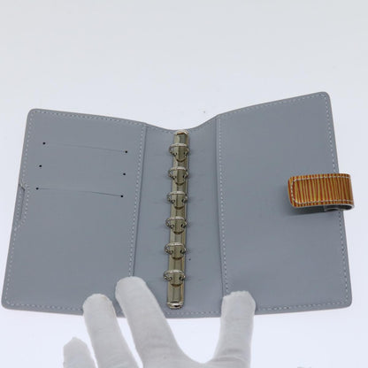 Louis Vuitton Orange Leather Agenda Pm