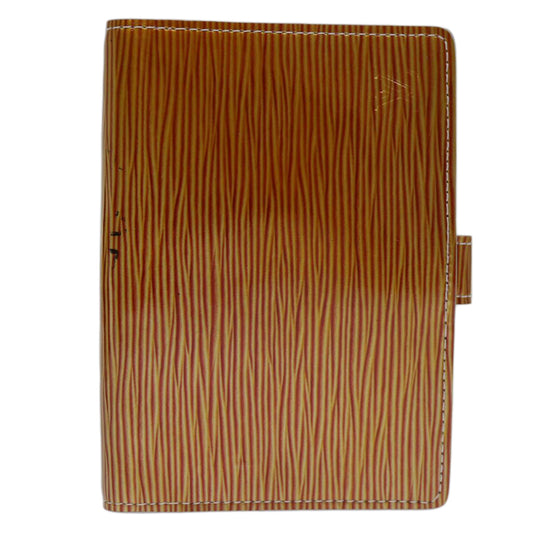 Louis Vuitton Orange Leather Agenda Pm