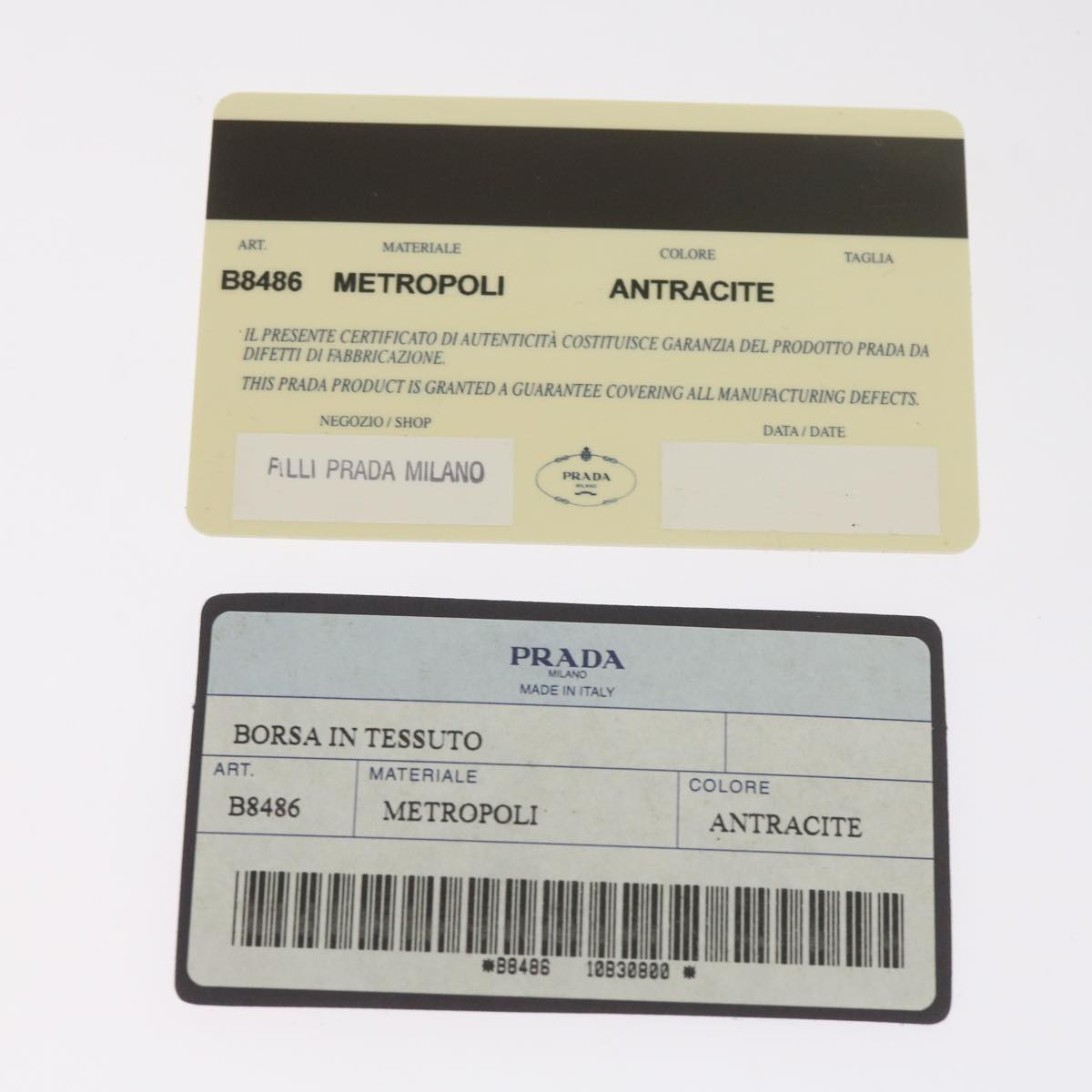 Prada Green Synthetic Tessuto